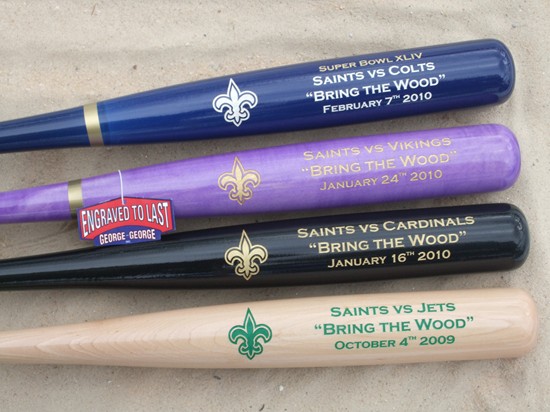 custom engraved bats
