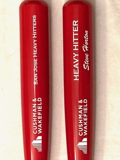 Team award bat engravings