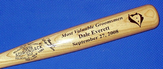 custom engraved bats