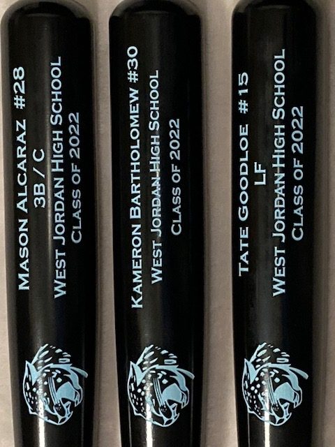 Blue Ribbon Maple Baseball engravings