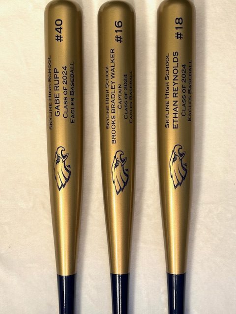 Blue Ribbon Maple Baseball engravings
